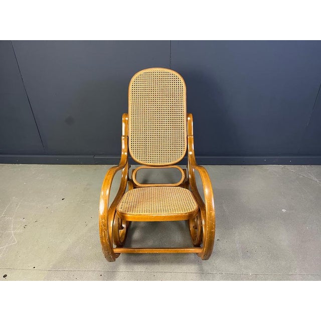 Vintage Thonet Rocking Chairs, 1960s For Sale - Image 11 of 13