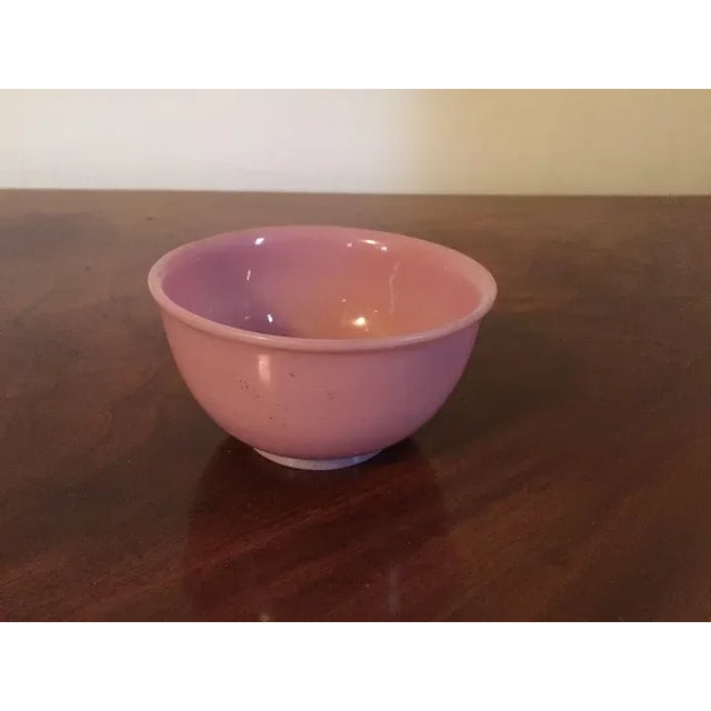 Pink 19th Century Chinese Pink Peking Glass Bowl For Sale - Image 8 of 11