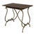 19th French Bistro Table With Iron Lyre Legs & Wood Top With Drawer For Sale - Image 11 of 11