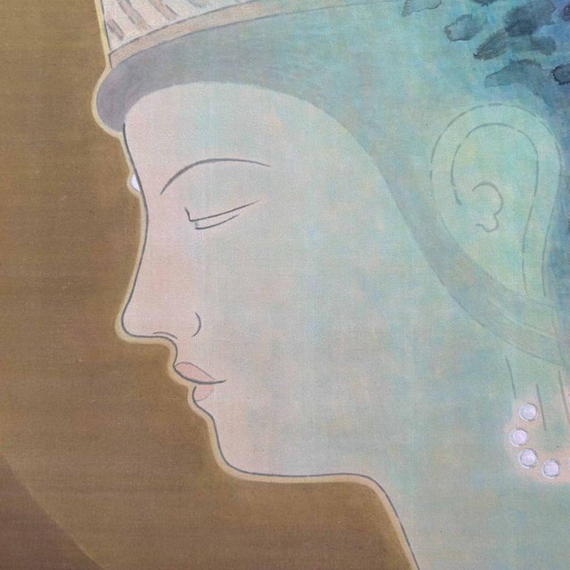 Reihō, Buddhist Ahimsa Kannon, 1995, Painting For Sale - Image 9 of 10