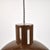 Mid 20th Century Mid 20th Century Midi Bunker Fog & Mørup Pendant Light by Jo Hammerborg in Chocolate Brown For Sale - Image 5 of 17
