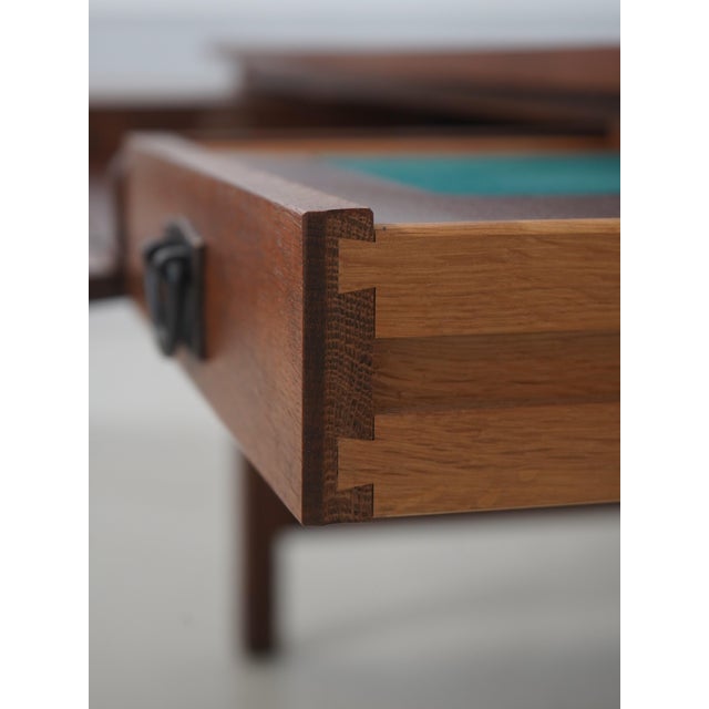 Stickley Stickley Mission Oak Spindle Side Office Desk For Sale - Image 4 of 18