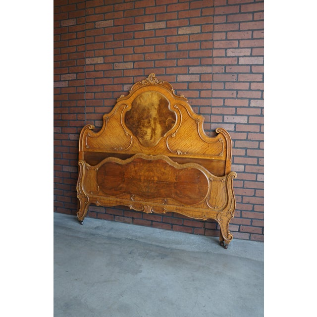 Antique French Style Full Bed Frame For Sale - Image 10 of 10