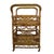 Entertain in style with this vintage fretwork rattan bar cart. Intricate openwork panels and warm rattan tones bring...