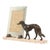 Large Art Deco Marble Photo Frame with Greyhound, 1930s For Sale - Image 3 of 17