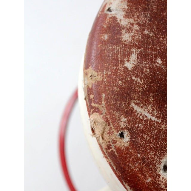 Mid-Century Industrial Diner Stool For Sale - Image 11 of 17