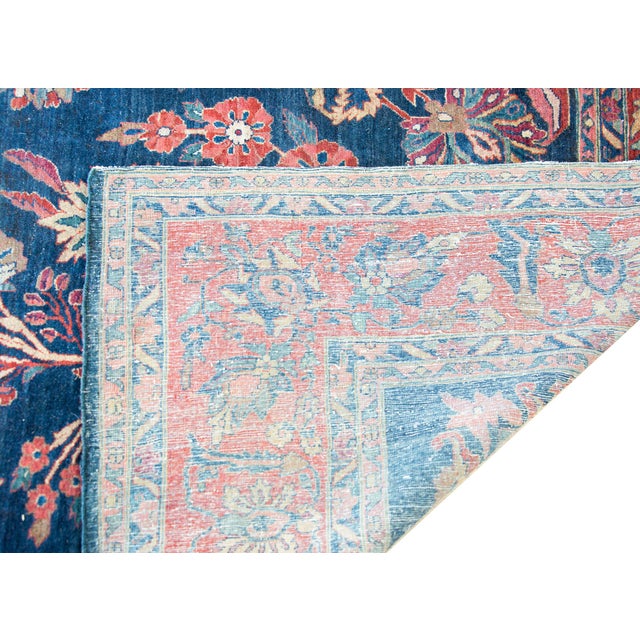 Persian Early 20ty Century Persian Mohajeran Rug For Sale - Image 3 of 15