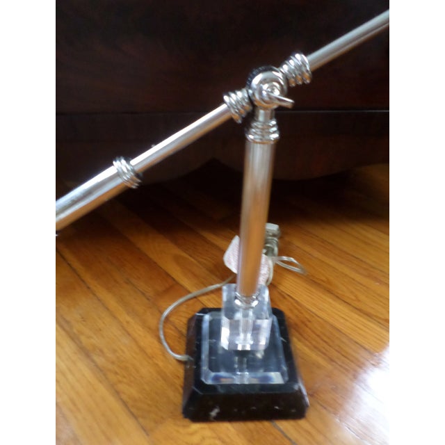 Mid Century Modern Retro Style Marble Base Adjustable Desk Table Lamps - a Pair For Sale In Columbia, SC - Image 6 of 11