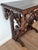 19th Century 19th Century Rustic Black Forest Highly Carved Wooden Server Console Table For Sale - Image 5 of 18