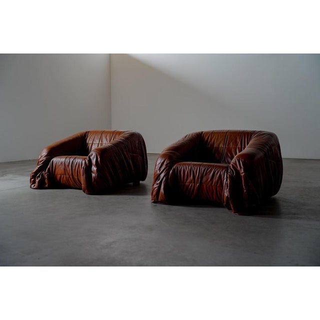 Piumino Lounge Chairs, Italy, 1970s, Set of 2 For Sale - Image 16 of 18