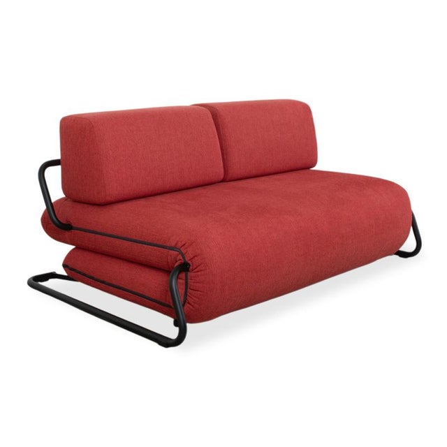Modern Freistil 164 Two-Seater Sofa in Red Fabric from Rolf Benz For Sale - Image 3 of 16