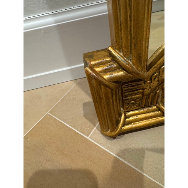 Carvers' Guild Carvers’ Guild “Quatrain” Mirror – 34” X 43” – Italian Gold Leaf – 1990 For Sale - Image 4 of 10