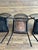 1960s Vintage Mid-Century Modern Metal and Leather Dining Chairs For Sale - Image 9 of 10