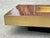 Italian Coffee Table in Walnut Burl and Brass, 1970 For Sale - Image 3 of 8