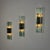 Triple Glass Wall Sconces in Thick Structural Glass from Gallotti & Radice, 1970s, Set of 3 For Sale - Image 3 of 18