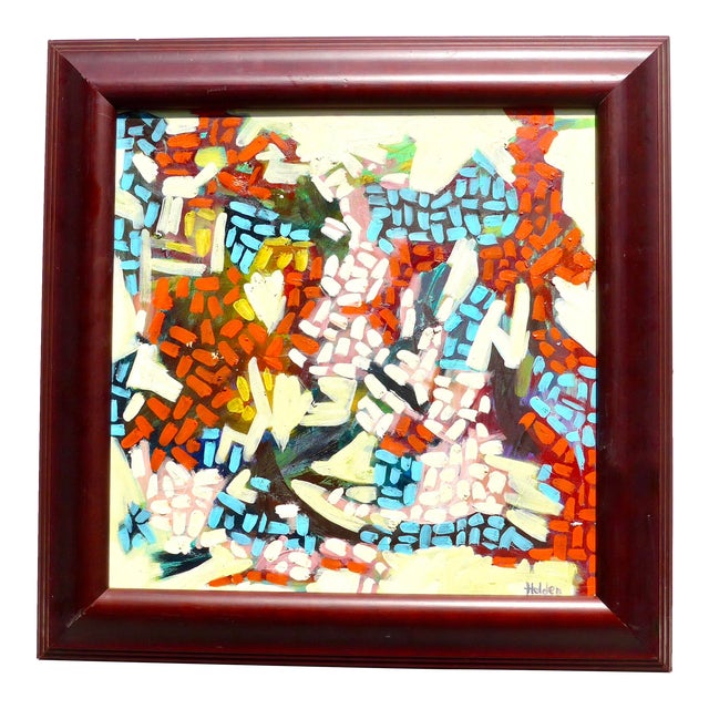 Martha Holden - Infinity II Framed Oil Contemporary Painting For Sale