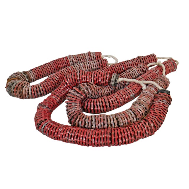 Red Vintage Red Iron Faucet Handle Grouping For Sale - Image 8 of 8