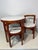 Wood Italian Red Lacquered Wooden Breakfast Table and Chairs by Gianfranco Frattini, 1975, Set of 5 For Sale - Image 7 of 16