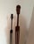 1980s Set of 3 Sculptural Wooden Figures — Organic Modern, Primitive Minimalism For Sale - Image 5 of 10