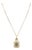 0.90 Ct Le Vian Emerald Shaped Tri-Color Multi-Diamond Doorknocker Pendant For Sale