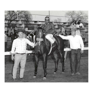 1960s African American Jockey Horse Race Photograph