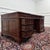 English Partner Desk in Green Leather For Sale - Image 12 of 18