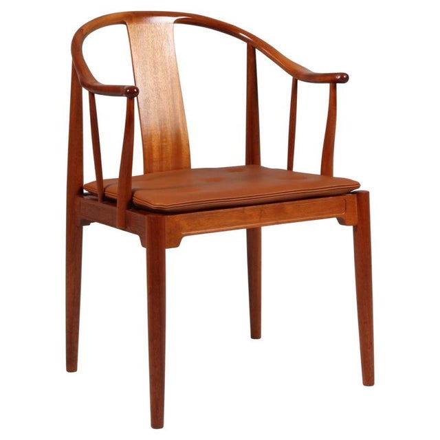 Wood Chinese Chair 4283 by Hans J. Wegner for Fritz Hansen For Sale - Image 7 of 7