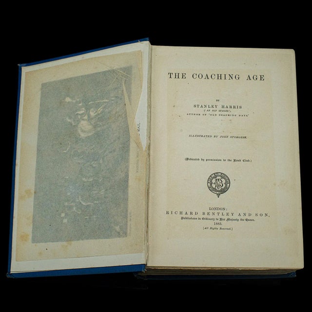 1888's Antique Hard Bound Book the Coaching Age For Sale - Image 4 of 12