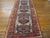 Tribal 1900s Ivory Medallion Tribal Antique n.w. Persian Rug 4' X 10' Handwoven Wool Carpet For Sale - Image 3 of 5