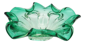 Vintage Murano Organic Art Glass Bowl, 1960s
