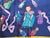 Navy Blue Hermes Paris Carre 90 Hello Dolly Dolls Print Blue Pink 100% Silk Scarf For Sale - Image 8 of 12