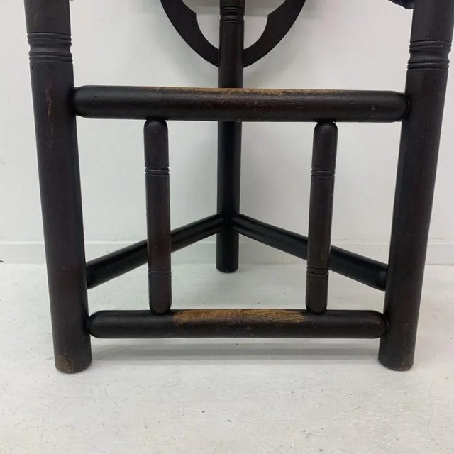 1960s Swedish Munk Tripod Armchair in Oak, 1960s For Sale - Image 5 of 13