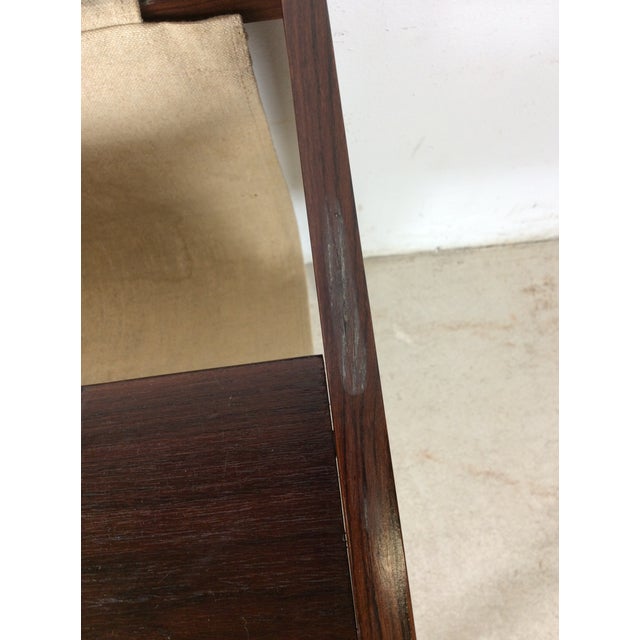 Danish Modern Rosewood Magazine Table With Canvas For Sale - Image 9 of 18