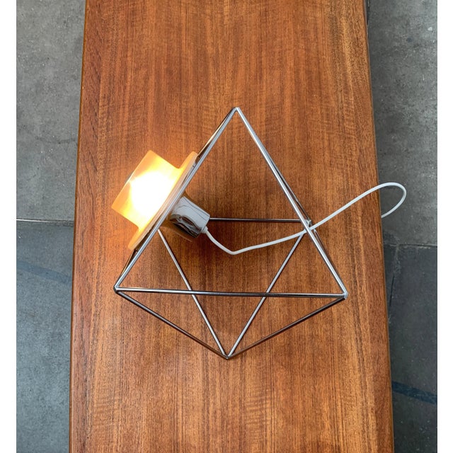 Italian Space Age Poliedra Table Lamp by Felice Ragazzo for Guzzini For Sale - Image 5 of 18