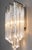 Vintage Wall Lamp with Clear Murano Glass Prisms, 1960s For Sale - Image 4 of 15