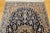 Vintage Persian Nain Area Rug,Handwoven Floral Pattern, Navy & Ivory, 4’ X 6’ For Sale - Image 9 of 12