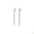 Modern 1.61 Carat Round Brilliant Cut Diamond Gold Earrings, Pair For Sale - Image 3 of 9