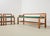 1980s Architectural Dining Chairs and Bench in Oak, Netherlands, 1980s, Set of 4 For Sale - Image 5 of 11