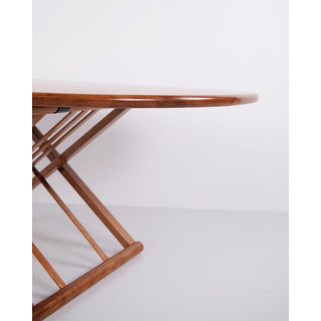 Safari Coffee Table in Light Wood by Andreas Hansen for Haslev Møbelsnedkeri, 1980 For Sale - Image 9 of 11