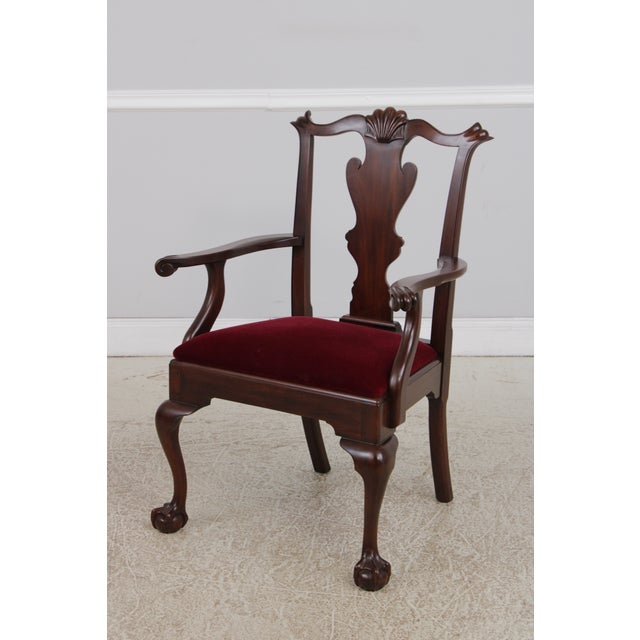 Age: C.1989 Details: Model 102 Finish no.29 Ball & Claw Feet High Quality Construction 18 C. Design Chippendale Style...