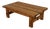 Mid-Century Modern Brutalist Pomeranian Pine Coffee Table, Denmark, 1970s For Sale