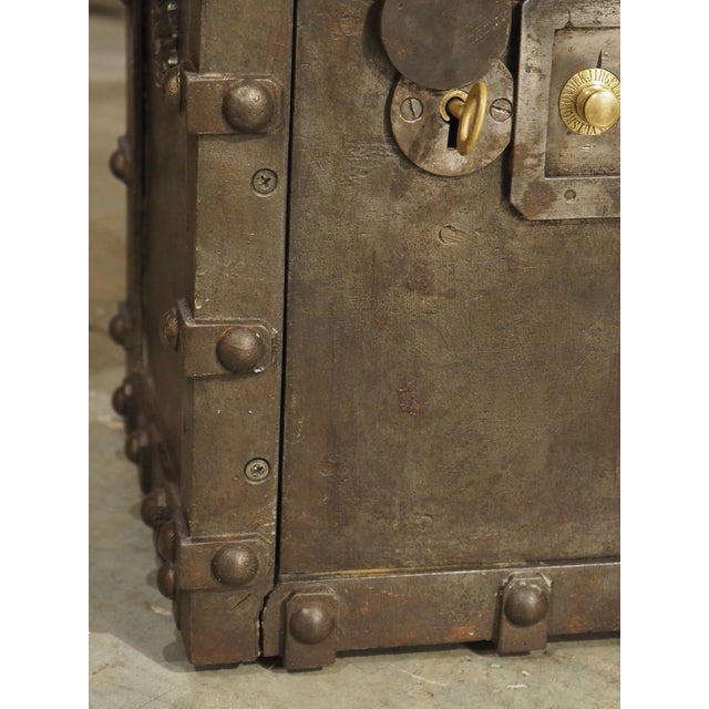 French Antique Bauche Incombustible Cast Iron Safe From Northeastern France, Circa 1870 For Sale - Image 3 of 14