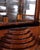 Green Antique Empire Secretary Desk in Hand-Polished Mahogany with Marquetry, 1840s For Sale - Image 8 of 12