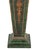 Paint French Faux Green Marble and Gold Painted Pedestal For Sale - Image 7 of 8
