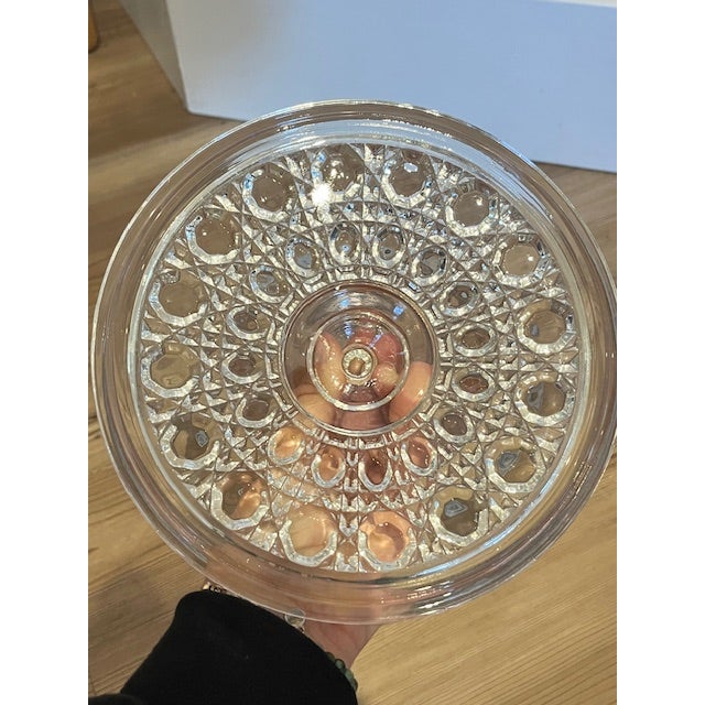 Mid 20th Century Federal Indiana Glass Candy Dish For Sale - Image 4 of 5