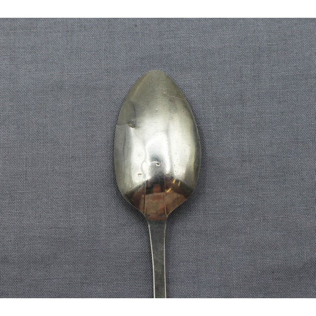 Silver 1798 English Set of 6 Sterling Silver Teaspoons by Peter & Ann Bateman For Sale - Image 8 of 10