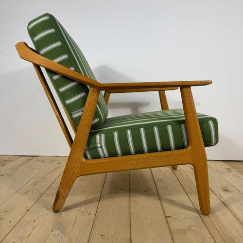 Mid-Century Modern Danish Chair in Teak and Oak Frame from Brockmann-Petersen, 1950s For Sale - Image 3 of 12