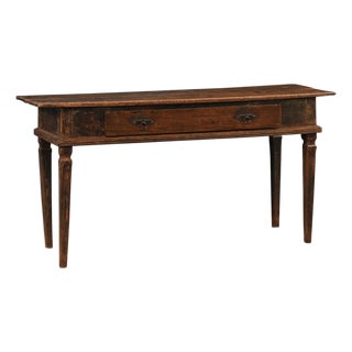 Brazilian Peroba Wood Console, 19th C. For Sale