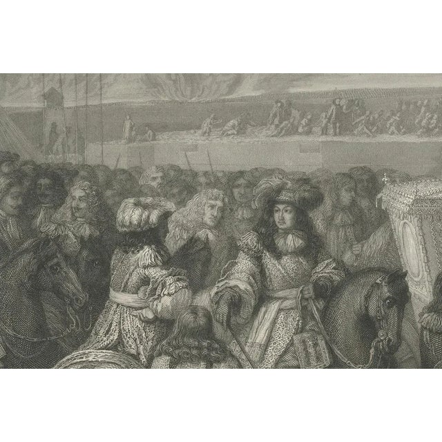 Entry of Louis XIV and Maria Theresa Into Douai, 1860, Paper For Sale - Image 3 of 7