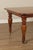 Late 20th Century Henredon Somerton Banded Mahogany Rectangular Dining Table With Fluted Legs For Sale - Image 5 of 18